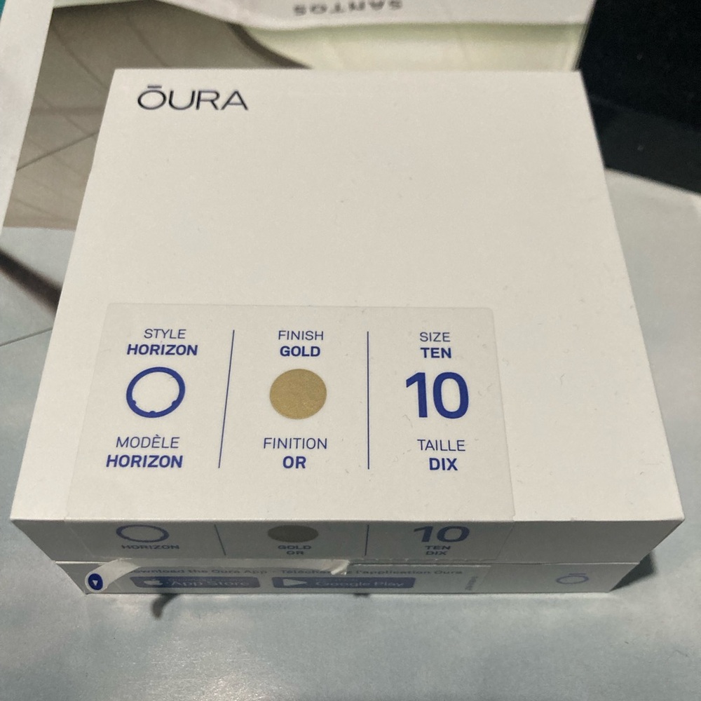 Oura Horizon Gold Ring Size 10